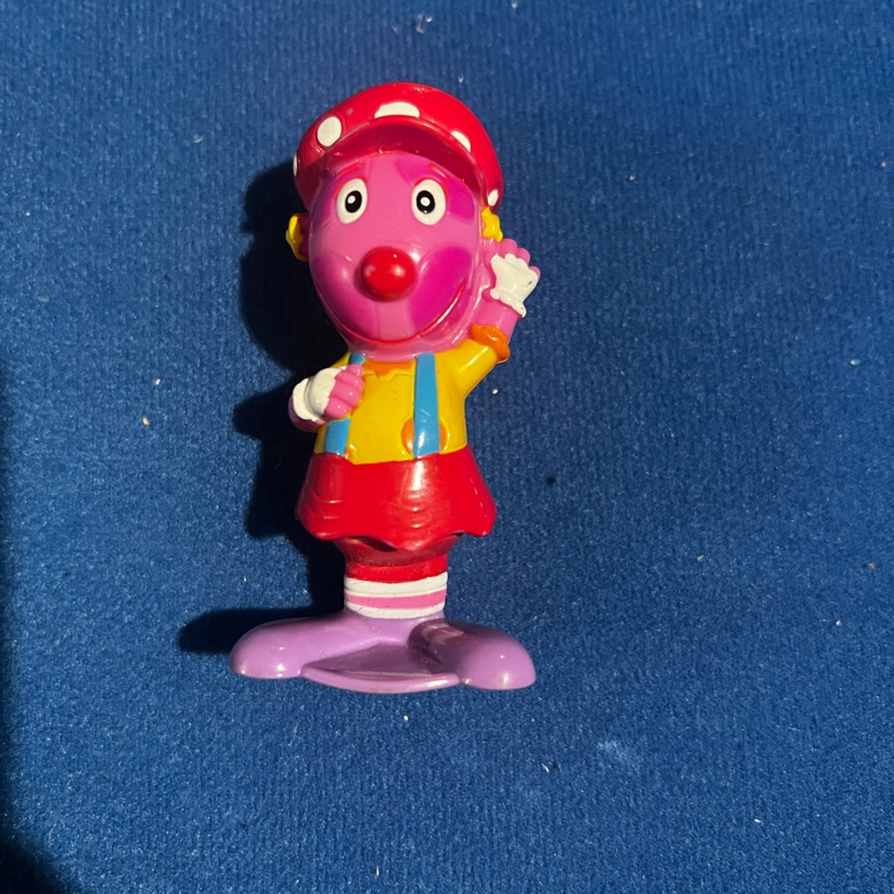 Vintage 2000s Backyardigans Uniqua Bobblehead Bobblin Big Top, Rare